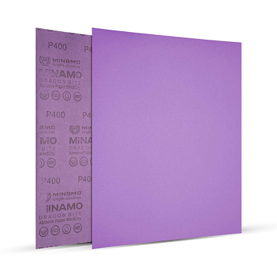 Бумага шлифовальная наждачная 280 x 230 Dragon Bite Р400 MINAMO 19-0400