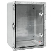 Щит пластиковый с монтажной платой прозр, дверь 400х300х220 мм IP65 EKF PROxima PBT65MP004