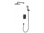 Душевая система Lt D35, серия Rose черный + красный, встраиваемый, излива нет A-five A5-1057