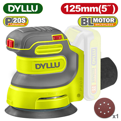 Эксцентриковая шлифмашина аккумуляторная DYLLU DTRAP5030