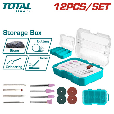 Набор насадок для гравера TOTAL TAKMG2012 (12 шт)
