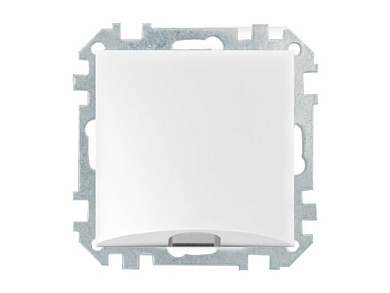 Розетка для вывода кабеля, скрытая белая, Стиль, Bylectrica ВК-101