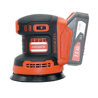 Машина ручная электрическая эксцентриковая шлифовальная,18 В, 125 мм, 6000-12000 об/мин Felisatti ЭШМ-125/18Л3 Felisatti(547.5.0.00)