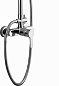 Душевая система со смесителем без излива и тропическим душем, латунь, хром Ledeme L2403