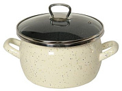 Кастрюля 3,0л (сфера) "Гранит цветной" Сантэкс 1-2430111(Сер.гр)(ЦГ)