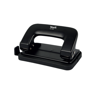 Дырокол Yesli: "YL-P12", 12 листов, черный