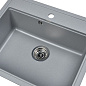 Мойка кухонная из мраморной крошки, gray, Wisent W600-29