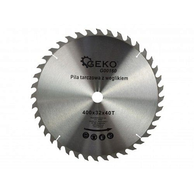 Диск пильный с напаянными зубцами из твердых сплавов 400х32х40T Geko G00160