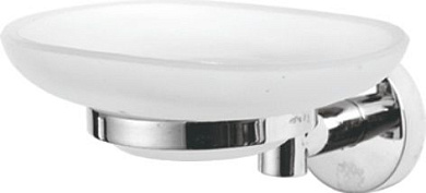 Мыльница, сталь + стекло, хром Ledeme L1702