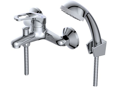 Смеситель для ванны, Lt D35, серия URS, высота - 87 мм, длина излива - 141 мм излив монолитный. AV Engineering AVURS3-A120-330