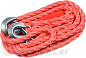 Трос буксировочный плетеный пропиленовый в комплекте с крюками 3500 кг. Vorel 82200