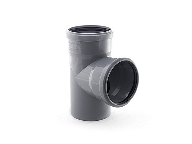Тройник ВК 110/110х87 РТП, для внутренней канализации РосТурПласт 36574