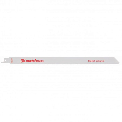 Полотна универсальные для сабельной пилы S1222VF, 275/1,8-2,5 мм, Bimetal, 2 шт, Pro Matrix 782003