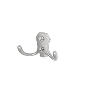 Крючок меб. двухрожковый мет. WP89 хром матовый GRIDLI 113555