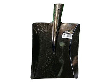 Лопата совковая прямоугольная из рельсовой стали S1, БТЗ БТЗ 00000185