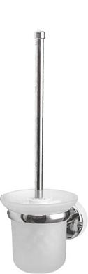 Туалетный ершик, сталь + стекло, хром Ledeme L1710