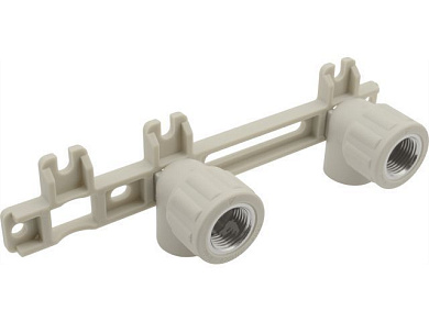 Колено ПП комб.под смеситель вн. 20х1/2", сер. FV Plast AA255020012