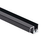 Профиль алюминиевый SENATOR черный глянец горизонт верхн. L-6000 мм для узкой сис-мы АЛЮТЕХ 79422