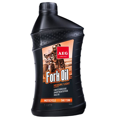 Масло амортизаторное для вилок мотоциклов ForkOil 7.5W (1л) AEG LUBRICANTS 33622