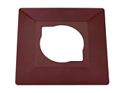 Рамка 1-местная декоративная шоколадная Bylectrica ЮЛИГ.735212.410ш