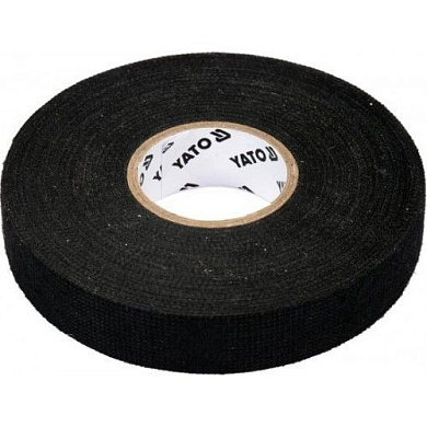 Лента изоляционная на тканевой основе для увязки кабелей 19х0,3 мм 25м Yato YT-81501