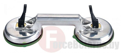 Стеклодержатель двойной на 80 кг (алюминиевый) Force 63403A