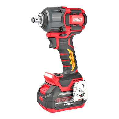 Аккумуляторный ударный гайковерт, 600нм, З/У, 2*5а/ч, кейс Felisatti FT16188 Felisatti