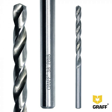 Сверло по металлу спиральное 3,6 мм GRAFF 713670