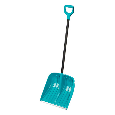 Лопата для уборки снега, полипропилен, 450х450х1355 мм, алюминиевый черенок, усиленная, LUXE Palisad 61678
