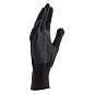 Перчатки Нейлон, ПВХ точка, 13 класс, черные, XL Россия 67848