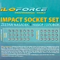 Набор ударных головок 10-32 мм 35 пр, 1/2'' 6-гр ILOforce IF-4353-5K