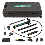 Набор гидравлического оборудования для кузовных работ 10 т, насос, цилиндр, комплект удлинителей и надставок RockForce RF-T71001L