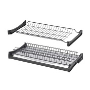 Сушка для посуды 600 HUGO с профилем, графит AKS 113241