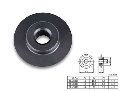 Режущий эл-т для трубореза 18 мм Toptul SLAC1818