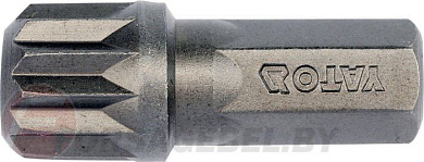 Бита Spline M12x30 мм, 1/4'', 6 шт. AISI S2 Yato YT-78194