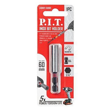 Удлинитель для бит 60 мм PIT ASDR07-SS060