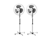 Вентилятор электрический напольный ACF-196 40 Вт, Ø40 см, 3 скорости, автоповорот, ночник NORMANN N16021-7