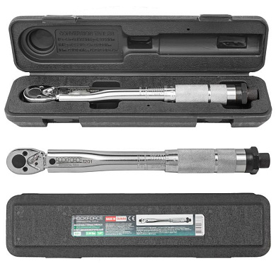 Ключ динамометрический щелчкового типа "Profi" 2-24Нм 1/4'' RockForce RF-1201