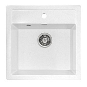 Мойка кухонная из мраморной крошки, белый, A11-18 Gerhans