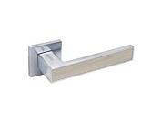 Ручка дверная АЛЛЮР АРТ "ЛАНА" SC/светло-серое дерево, 869SSD мат.хром/св-сер дерЗАЩИТ.ПЛЕНКА УЗК 13806