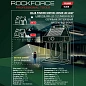 Светильник светодиодный на солнечной батарее с датчиком движения RockForce RF-WL6009 Black