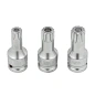 Набор ударных головок-бит SPLINE 1/2'', 3 пр., M14, M16, M18 RockForce RF-248060-3