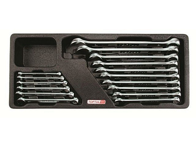 Набор-сет ключей комбинир. 6-24мм 16шт. 434х176мм Toptul GAAT1603