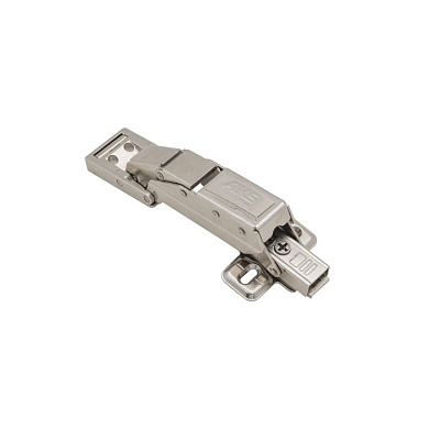 Петля д/стекла накладная с доводчиком h0 clip-on (саморезы, заглушки) под клей AKS PLUS 80583