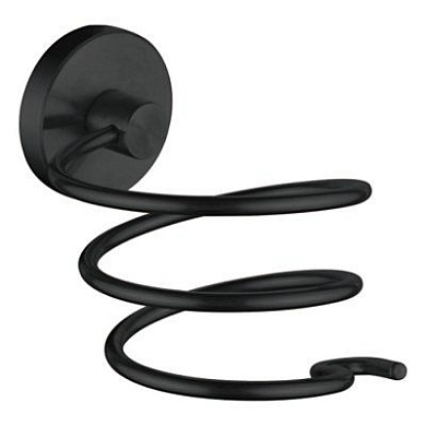 Держатель фена, нержавеющая сталь SUS 304, черный Ledeme L71730B