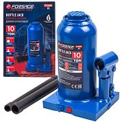 Домкрат гидравлический бутылочный, 10 т с предохранительным клапаном, 190-360 мм Forsage F-T91004 DS