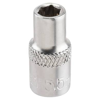 Головка 5.5 мм 6-гр 1/4'' RockForce RF LIGHT-525055