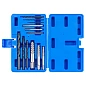 Набор экстракторов для извлечения заломанных болтов/гаек в комплекте со сверлами 12 пр Forsage F-924U12B