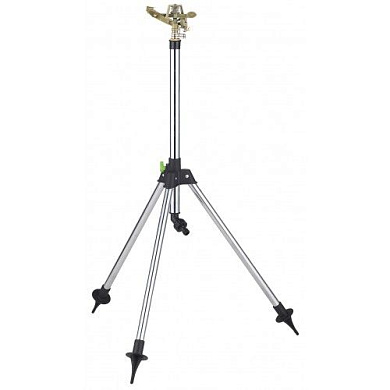 Распылитель для полива пульсирующий металлический на штативе-треноге 60 см Zn, Stainless H-D HD-G2302