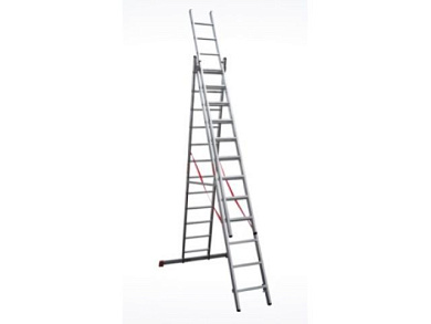 Лестница алюм. 3-х секц. 310/736/315 см, 3х12 ступ. 20,4 кг NV3230, макс. нагрузка 150 кг Новая Высота 3230312